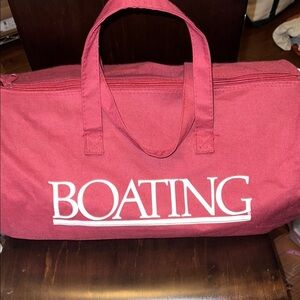Red Boating Tote Bag